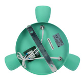 Lampa sufitowa Picardo plafon regulowany 3-punktowy metalowy zielony E14