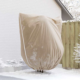 Osłony Fleece dla Roślin Przed Przymrozkami Beżowy 2,4 x 2 m