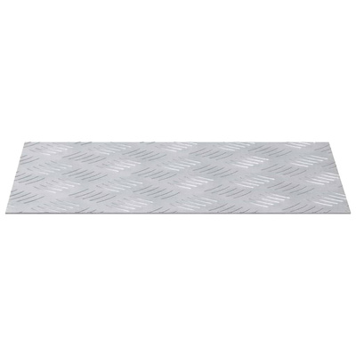 Stopień Prostokątny 4 pcs Srebrny 40 x 30 cm Aluminium