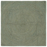 Dywany pokojowe Oliwkowy zielony 160 x 160 cm Juta