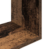 Półka ścienna Stare drewno 60 x 11 x 60 cm Drewno inżynieryjne