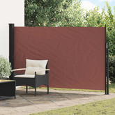 Rozkładany boczny markiz brązowy 300 x 170 cm Poliester