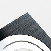 Punktowa oprawa sufitowa wpuszczana LED CERI 1 SQ Black IP20 kwadratowa czarny szlif EDO777138 EDO Solutions