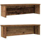 Półki kuchenne składane, 2 szt., stare drewno, 60x15x16 cm