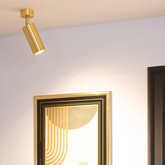 Lampa punktowa Natynkowa Nastawna złota Abruzzo Christiano 1xGU10