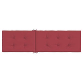 vidaXL Poduszka na leżak, winna czerwień, (75+105)x50x4 cm