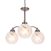 baida lampa wisząca satynowa klosz matowo transparentny 33-16409