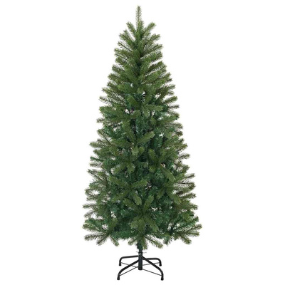 Sztuczna choinka z podstawą Zielony 120 cm PVC, PE i stal