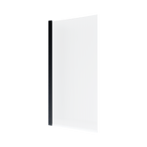 PARAWAN NAWANNOWY 1-CZĘSCIOWY 70 X 140 CM, RYFLOWANY 5 MM, CZARNY