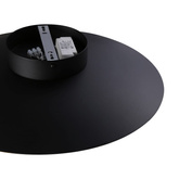 Kinkiet Nowoczesny Czarny okrągły 45cm 12W Abruzzo Orzo