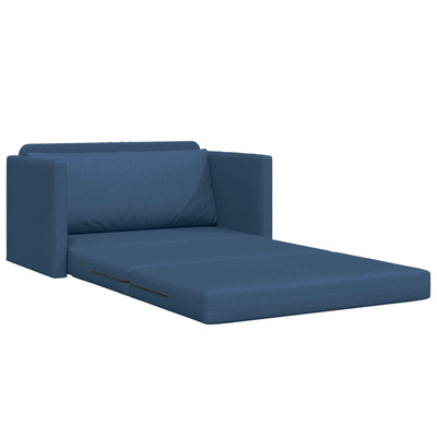 Sofa Bed Niebieski 124 x 71 x 78 cm tkanina