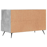 vidaXL Szafka pod TV, szarość betonu, 80x36x50 cm model standard