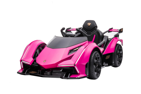 Samochód Na Akumulator Lamborghini GT HL528 Światła LED MP3 Pilot Rózowy