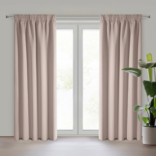 Zasłona Logan pudrowy róż 135x270