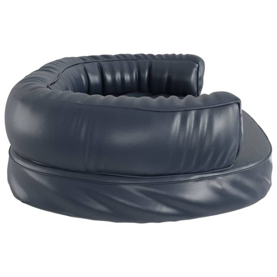 vidaXL Ergonomiczne legowisko dla psa, ciemnoniebieskie, 88x65 cm