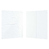 Ściana boczna namiotu na imprezy 2 pcs Biały 200 x 195 cm