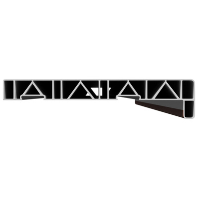 Parapet okienny Brązowe drewno 120 x 25 x 4,5 cm PVC