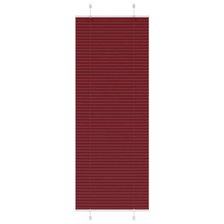 Roleta plisowana Bordowy Czerwony 75x200 cm Szerokość tkaniny