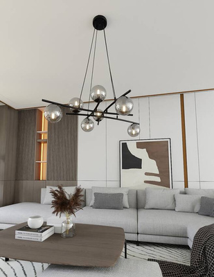 Lampa wisząca ESSA 8 GRAFIT