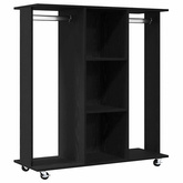Garderoba Czarny dąb 102 x 38 x 110 cm Materiał drewnopochodny