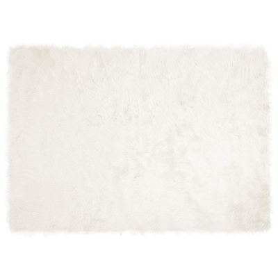 Dywan z sztucznej owczej skóry TAFALLA Biały 120 x 170 cm