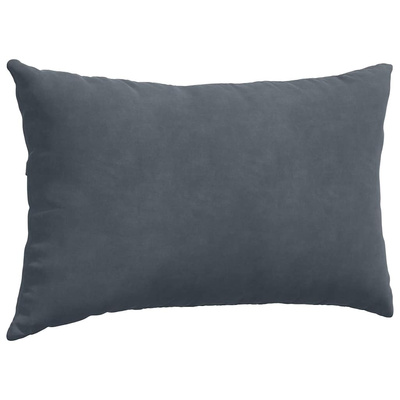 Poduszki na sofę 2 pcs ciemno szary 50 x 30 cm
