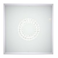 Plafon biały szklany kwadratowy LED 16W 4000K 29x29cm Lux Candellux 10-64486