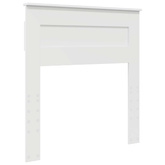 Ramka łóżka Gładki Biały 75 x 190 cm Lite drewno sosnowe
