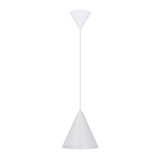 Lampa wisząca biała E27 stożek Voss Ledea 50101178