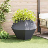 Donica Antracyt 100 x 100 x 80 cm Stal