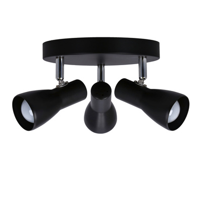 Lampa sufitowa plafon czarny mat regulowany Picardo 98-50793