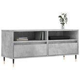vidaXL Szafka pod TV, szarość betonu, 100x34,5x44,5 cm