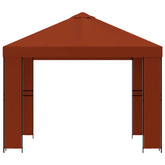Altana 3 x 3 m terakota Poliester i Stal 190 gsm