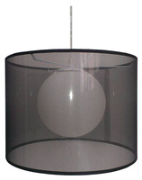 Lampa wisząca z abażurem Chicago nowoczesna pojedyncza do salonu