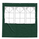 Ściana boczna namiotu na imprezy 2 pcs 200 x 195 cm zielony