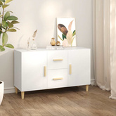 biała, 100x36x60 cm, materiał drewnopochodny Komoda,