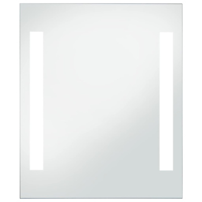 vidaXL Ścienne lustro łazienkowe z LED, 50 x 60 cm