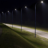 30W Lampa uliczna LED z regulowanym uchwytem / Chip SAMSUNG / Barwa:6500K / Obudowa: Szara