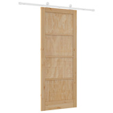Drzwi przesuwne Naturalne i białe 86 x 211 cm