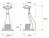 Lampka biurkowa K-BL1605 niebieska z serii KOTEK KAJA