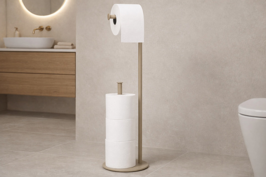 Stojak na papier toaletowy, beż KS-55 PAPER STAND - KAJA HOME