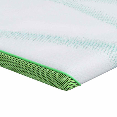 Nakładka na materac Biały i zielony 100 x 200 cm