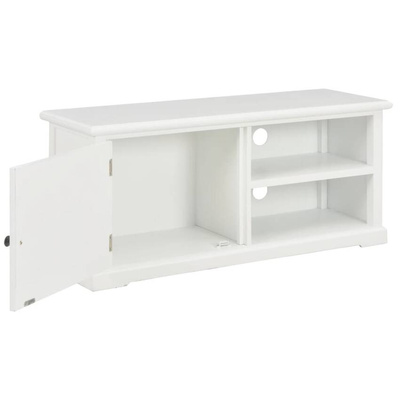 Szafka pod TV, biała, 90x30x40 cm, drewniana vidaXL