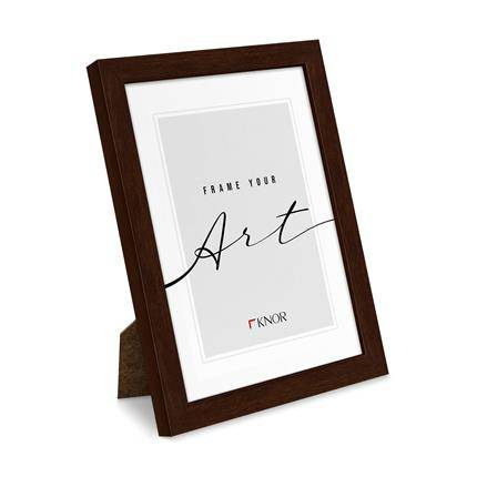 Brązowa ramka do zdjęć i plakatów : Rozmiar - 13x18 cm