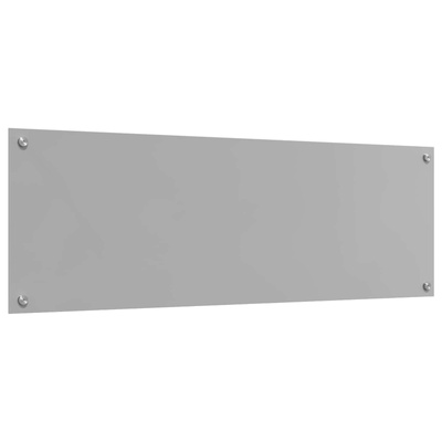 Panel kuchenny Jasnoszary 120 x 40 cm szkło hartowane