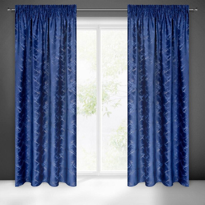 Zasłona Adria granatowa 140x270