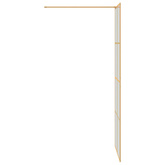 Ściana prysznicowa typu walk-in złoty 80 x 195 cm