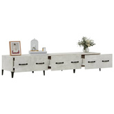 vidaXL Szafka pod TV, szarość betonu, 150x34,5x30 cm