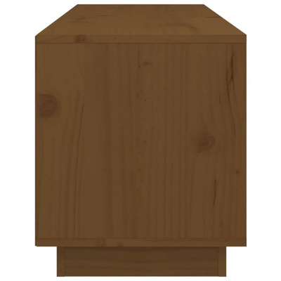 vidaXL Szafka pod TV, miodowy brąz, 105x34x40 cm, lite drewno sosnowe