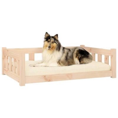 vidaXL Legowisko dla psa, 95,5x65,5x28 cm, lite drewno sosnowe wariant 4
